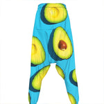 Avocado Cut In Half Print Hammer Pants