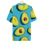 Avocado Cut In Half Print Hawaiian Shirt