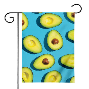 Avocado Cut In Half Print House Flag