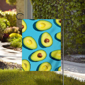 Avocado Cut In Half Print House Flag