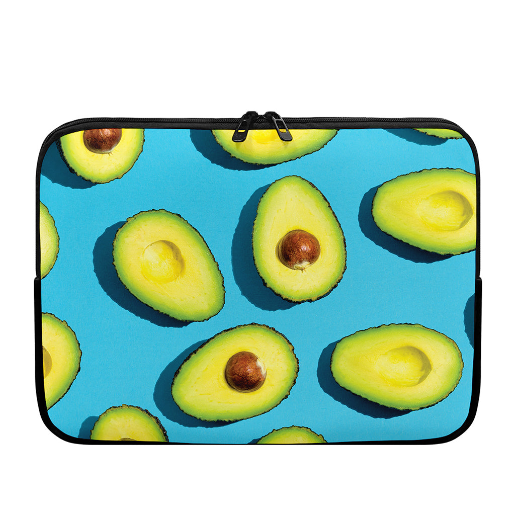 Avocado Cut In Half Print Laptop Sleeve