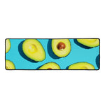 Avocado Cut In Half Print Long Kitchen Mat