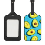 Avocado Cut In Half Print Luggage Tag