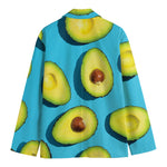 Avocado Cut In Half Print Men's Blazer