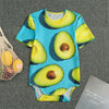 Avocado Cut In Half Print Men's Bodysuit