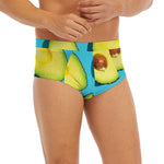 Avocado Cut In Half Print Men's Briefs