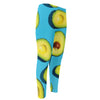 Avocado Cut In Half Print Men's Compression Pants