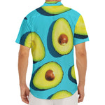 Avocado Cut In Half Print Men's Deep V-Neck Shirt