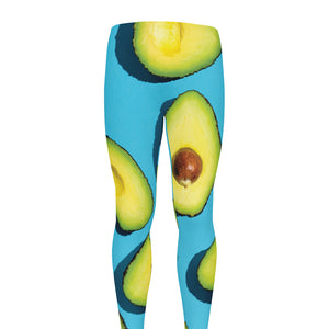 Avocado Cut In Half Print Men's leggings