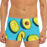Avocado Cut In Half Print Men's Short Boxer Briefs