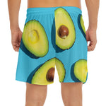 Avocado Cut In Half Print Men's Split Running Shorts