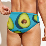 Avocado Cut In Half Print Men's Swim Briefs