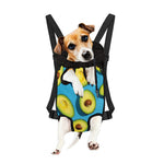 Avocado Cut In Half Print Pet Carrier Backpack