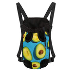 Avocado Cut In Half Print Pet Carrier Backpack