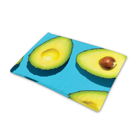Avocado Cut In Half Print Pet Cooling Mat Cover