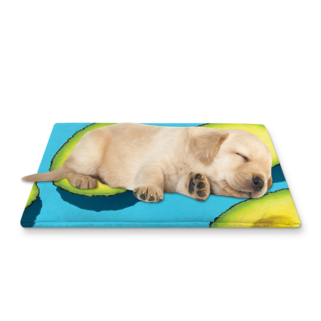 Avocado Cut In Half Print Pet Cooling Mat Cover