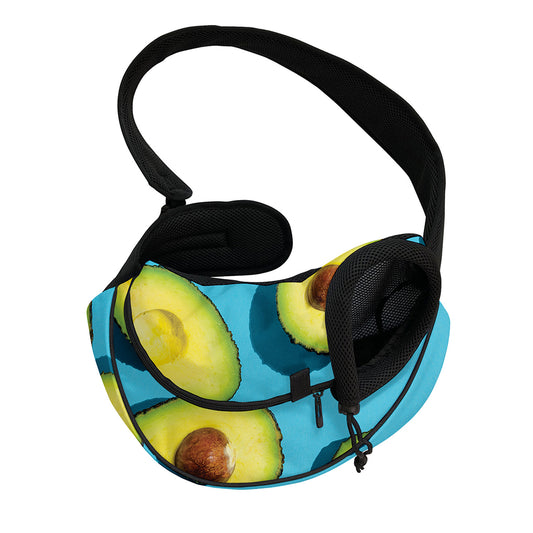 Avocado Cut In Half Print Pet Sling Carrier