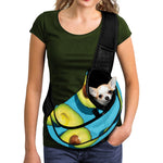 Avocado Cut In Half Print Pet Sling Carrier