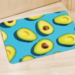 Avocado Cut In Half Print Polyester Doormat