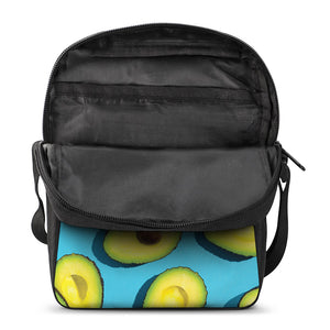 Avocado Cut In Half Print Rectangular Crossbody Bag