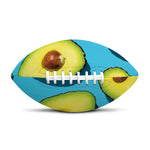 Avocado Cut In Half Print Rugby Ball