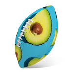 Avocado Cut In Half Print Rugby Ball