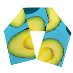 Avocado Cut In Half Print Scarf