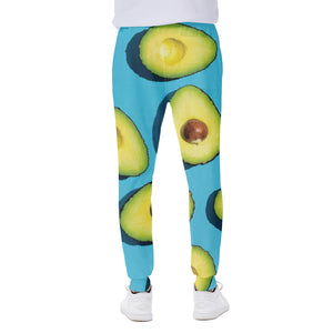 Avocado Cut In Half Print Scuba Joggers