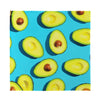 Avocado Cut In Half Print Silk Bandana