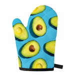 Avocado Cut In Half Print Single Oven Mitt