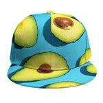 Avocado Cut In Half Print Snapback Cap