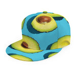 Avocado Cut In Half Print Snapback Cap