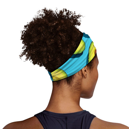 Avocado Cut In Half Print Sports Headband