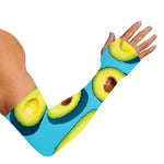 Avocado Cut In Half Print Sun Protection Arm Sleeves
