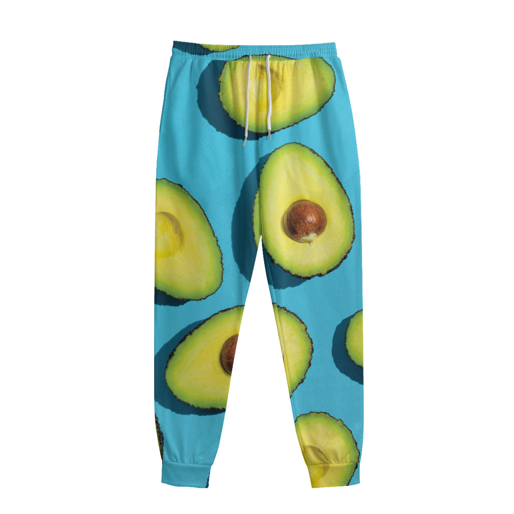 Avocado Cut In Half Print Sweatpants