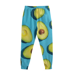 Avocado Cut In Half Print Sweatpants