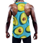 Avocado Cut In Half Print Training Tank Top