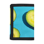 Avocado Cut In Half Print Trifold Wallet