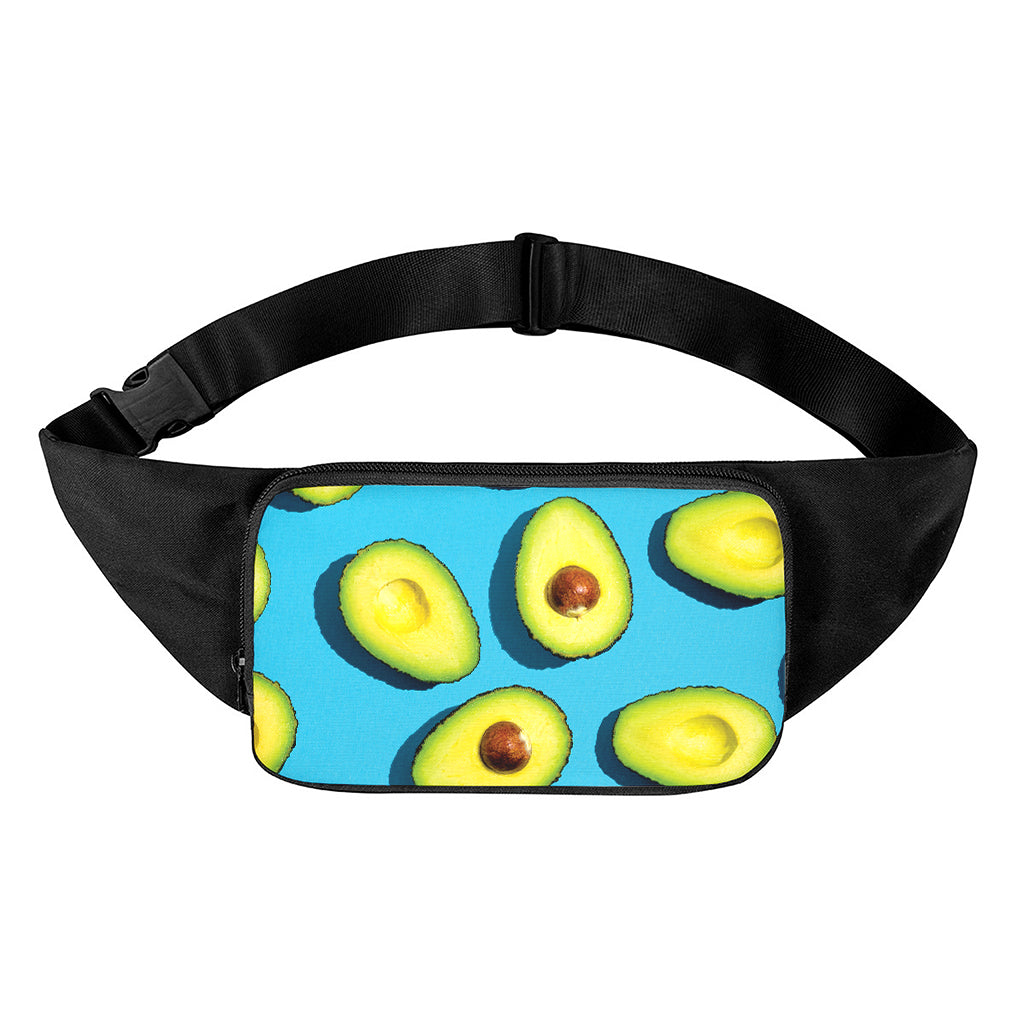 Avocado Cut In Half Print Waist Bag