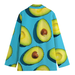 Avocado Cut In Half Print Women's Blazer