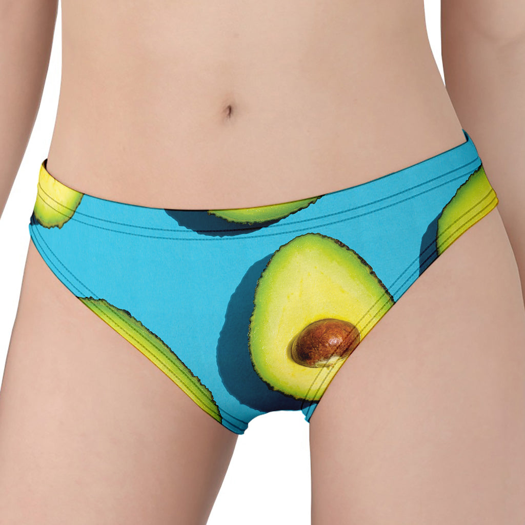 Avocado Cut In Half Print Women's Panties