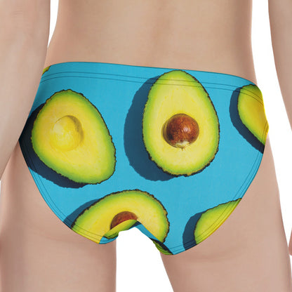 Avocado Cut In Half Print Women's Panties