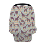 Aztec Giraffe Pattern Print Baby Seat Cover