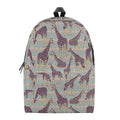 Aztec Giraffe Pattern Print School Backpack