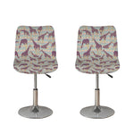 Aztec Giraffe Pattern Print Bar Stool Covers