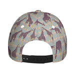 Aztec Giraffe Pattern Print Baseball Cap