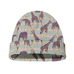 Aztec Giraffe Pattern Print Beanie
