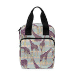 Aztec Giraffe Pattern Print Bible Tote Bag