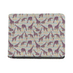 Aztec Giraffe Pattern Print Bifold Wallet