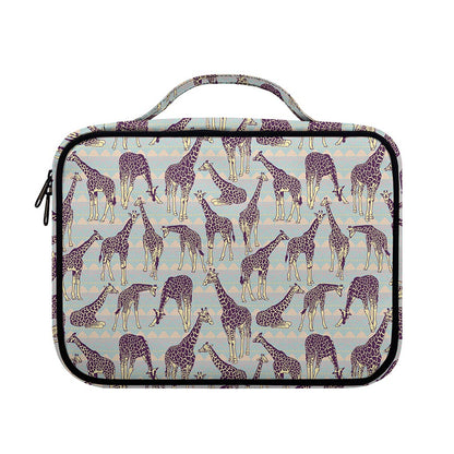 Aztec Giraffe Pattern Print Briefcase Bible Bag
